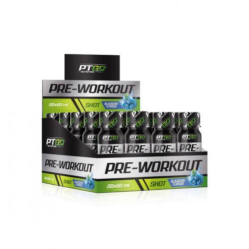 PT GO NUTRITION PRE-WOKOUT 20X60 ML