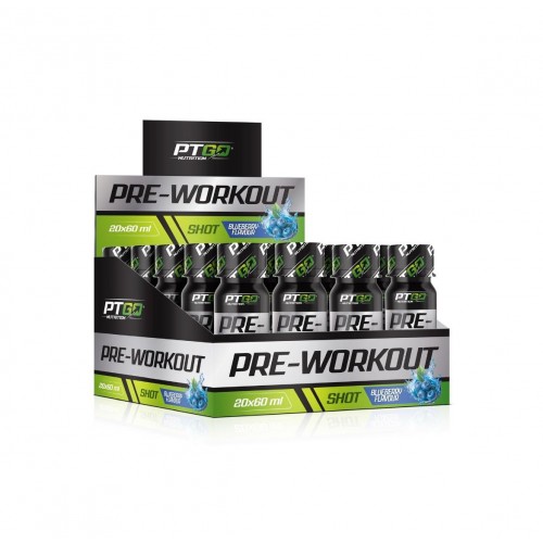 PT GO NUTRITION PRE-WOKOUT 20X60 ML