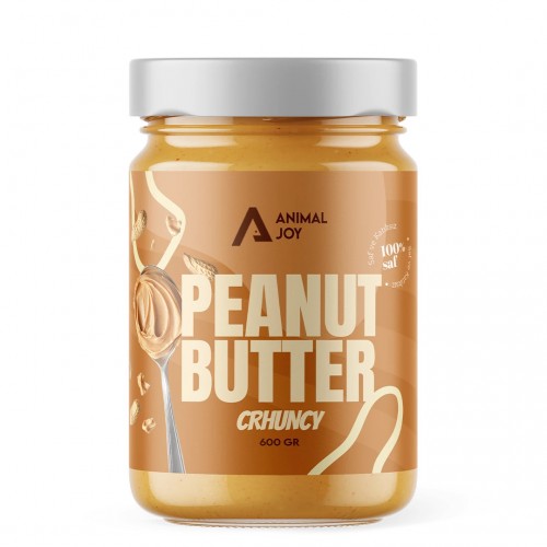 ANIMAL JOY CRUNCHY PEAUNUT CREAM 600 GR