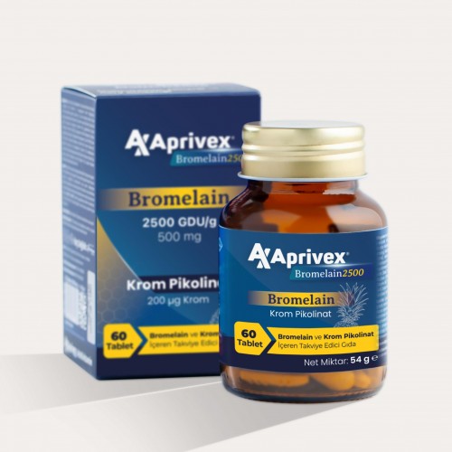 Aprivex Bromelain 2500 GDU/g Krom Pikolinat