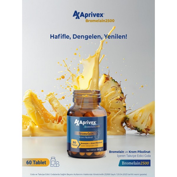 Aprivex Bromelain 2500 GDU/g Krom Pikolina