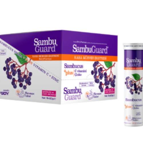 BİG JOY SAMBUGUARD KARA MÜRVER EKSTRESİ - SAMBUCUS PLUS 15 EFERVESAN TABLET 16'LI KUTU