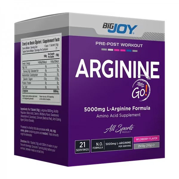BİG JOY ARGİNİNE GO! 210 GR - 21 PAKET