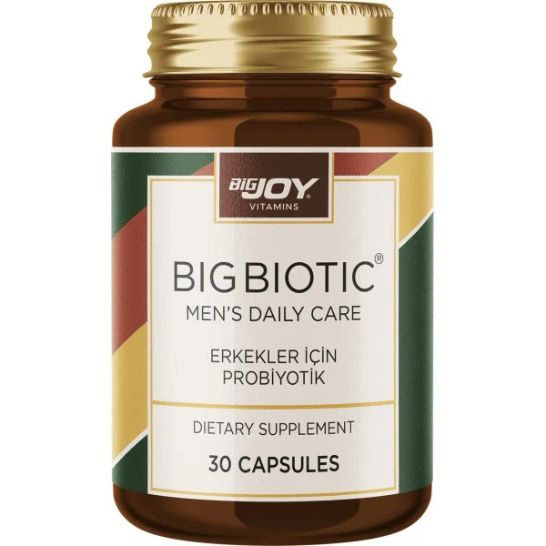 BİG JOY VİTAMİNS MENS BİGBİOTİC 30 KAPSÜL