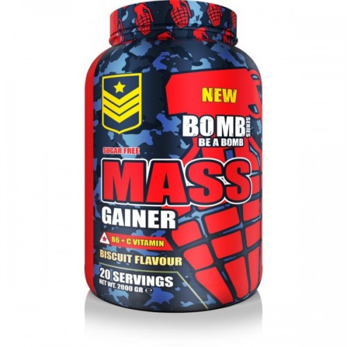 BOMB SERIES MASS GAİNER BISCUIT FLAVOUR 2000 GR