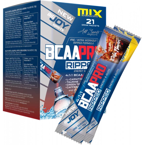 BİG JOY  BCAA PRO GO 4:1:1 RİPPED 252 GR - 21 PAKET