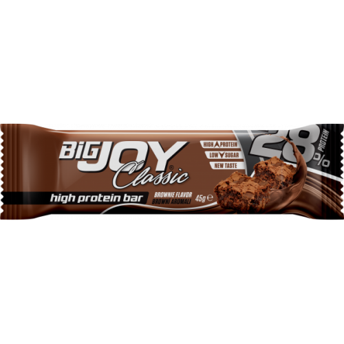 BİG JOY CLASSİC HİGH PROTEİN BAR BROWNİE 45 GR - 1 ADET