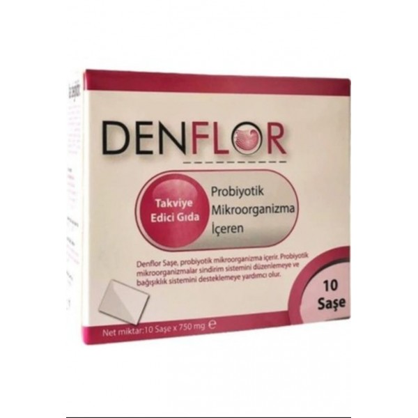 DENFLOR Probiyotik Takviye Edici Gıda (10 şase)