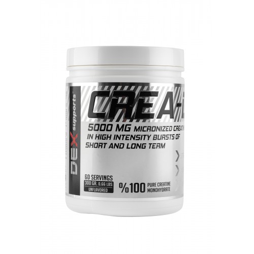 DEX SUPPORTS %100 MİCRONİZED CREATİNE MONOHYDRATE 300 GR