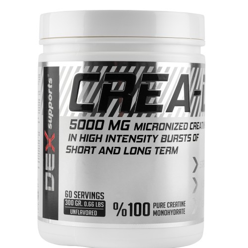 DEX SUPPORTS %100 MİCRONİZED CREATİNE MONOHYDRATE 300 GR