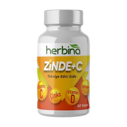 HERBİNA ZİNDE+C VİTAMİN 60 TABLET