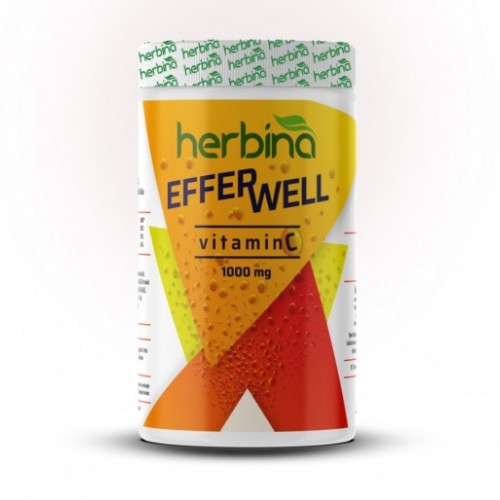 HERBİNA EFFERWELL VİTAMİN C 1000 MG TOZ