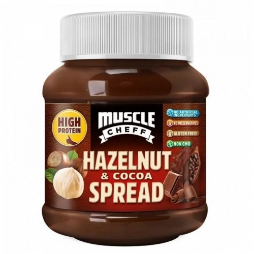 MUSCLE CHEFF HAZELNUT & COCOA SPREAD 350 GR