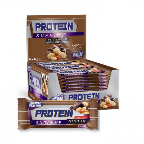 Muscle Statıon Yer Fıstıklı Protein Bar 24 Lü