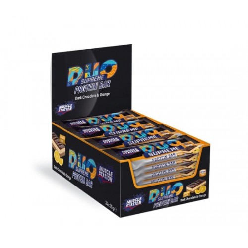 Muscle Station Supreme Duo Bitter Çikolata Orange 24 Lü