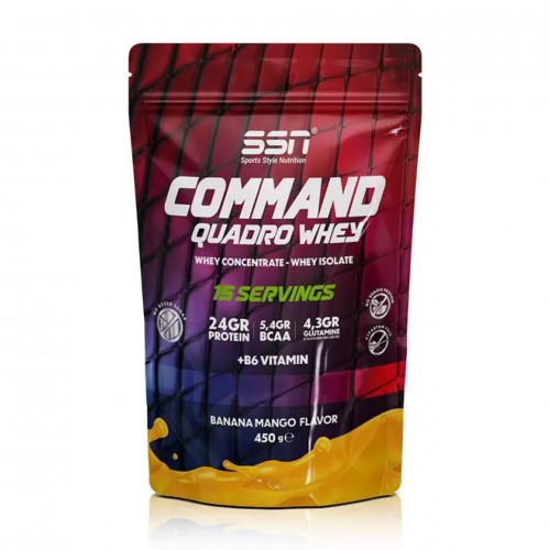 SSN COMMAND QUADRO WHEY 450 GR
