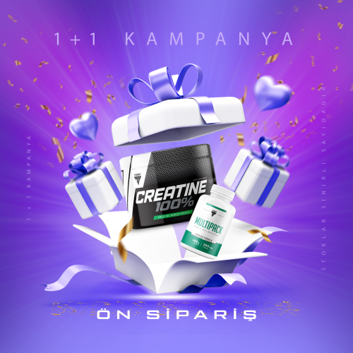 TREC CREATİNE %100 CREATİNE + TREC MULTİPACK COMPLEX FORMULA - 60 KAPSÜL HEDİYE