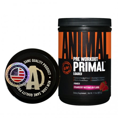 UNİVERSAL ANİMAL PRİMAL LOADED PRE WORKOUT 507.5 GR 