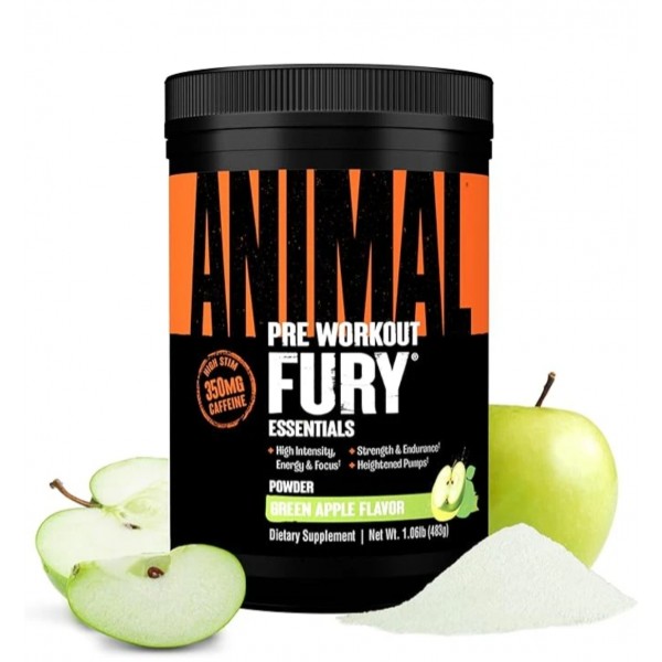 Animal Fury | Pre-Workout Green Apple