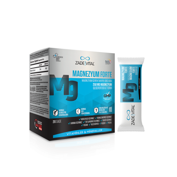 ZADE VITAL MAGNEZYUM FORTE 20 SAŞE
