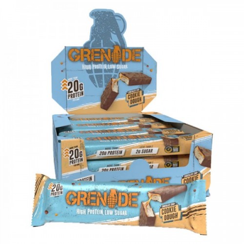 GRENADE COOKIE DOUGH PROTEIN BAR 60 GR 12 ADET