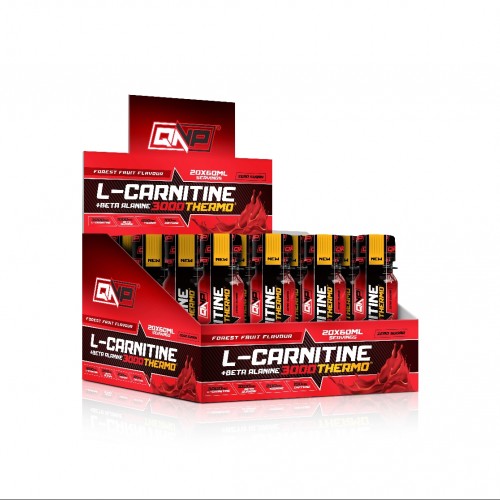 QNP NUTRITION L CARNITINE THERMO BULLET 3000 MG 60ml x 20 ADET(BETA ALANİNE)