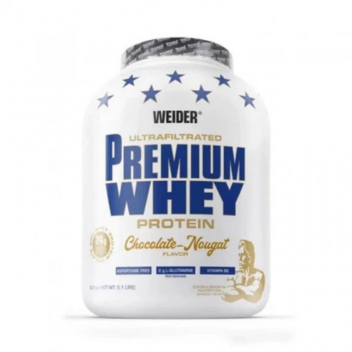 WEİDER PREMİUM WHEY PROTEİN TOZU 2300 Gr (CHOCOLATE - NOUGAT)